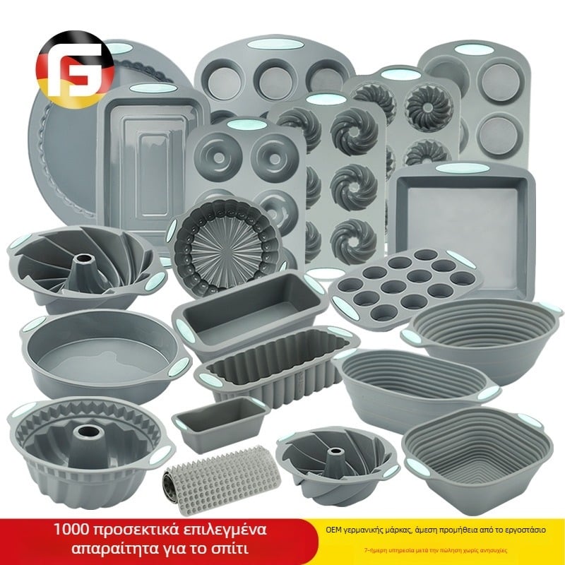 Φόρμα κέικ σιλικόνης Amazon ανθεκτική σε υψηλές θερμοκρασίες Qi Feng για κέικ τοστ μπισκότων, κέικ τοστ, αντικολλητική φόρμα ψησίματος