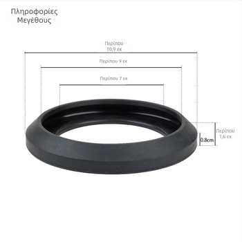 Αξεσουάρ τουαλέτας τροχόσπιτου συμβατά με το ελαστικό δακτύλιο στεγανοποίησης καθίσματος πολλαπλών μοντέλων Thetford για διασυνοριακές εκρήξεις 34120