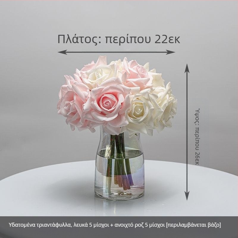 Αυτόματο άνοιγμα και κλείσιμο λουλουδιών με αίσθηση ενυδάτωσης, σκηνικό φωτογραφιών για το γραφείο τηλεόρασης ξενοδοχείου, νέο κινέζικο στυλ