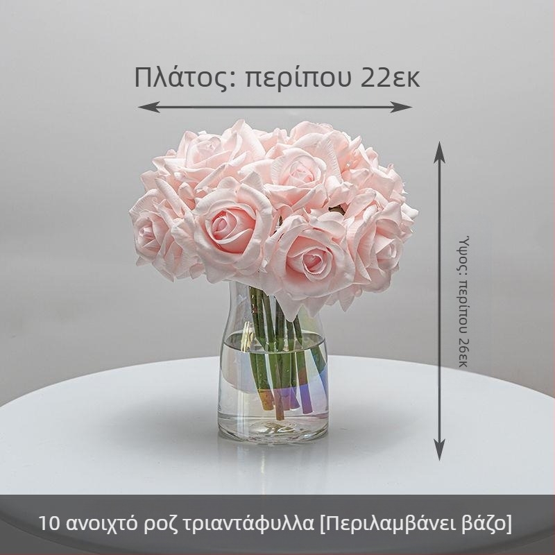 Αυτόματο άνοιγμα και κλείσιμο λουλουδιών με αίσθηση ενυδάτωσης, σκηνικό φωτογραφιών για το γραφείο τηλεόρασης ξενοδοχείου, νέο κινέζικο στυλ