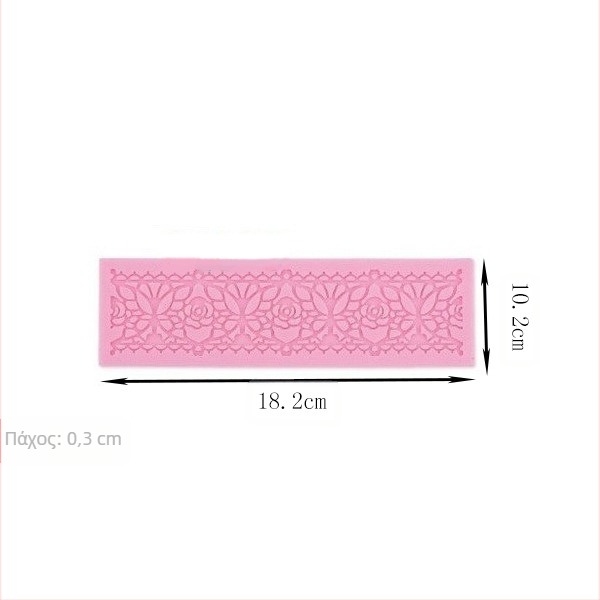 Φοντάν σιλικόνης καλούπι κέικ εργαλεία ψησίματος καλούπι δαντέλας κέικ καλούπι σοκολάτας δημιουργικό σχήμα