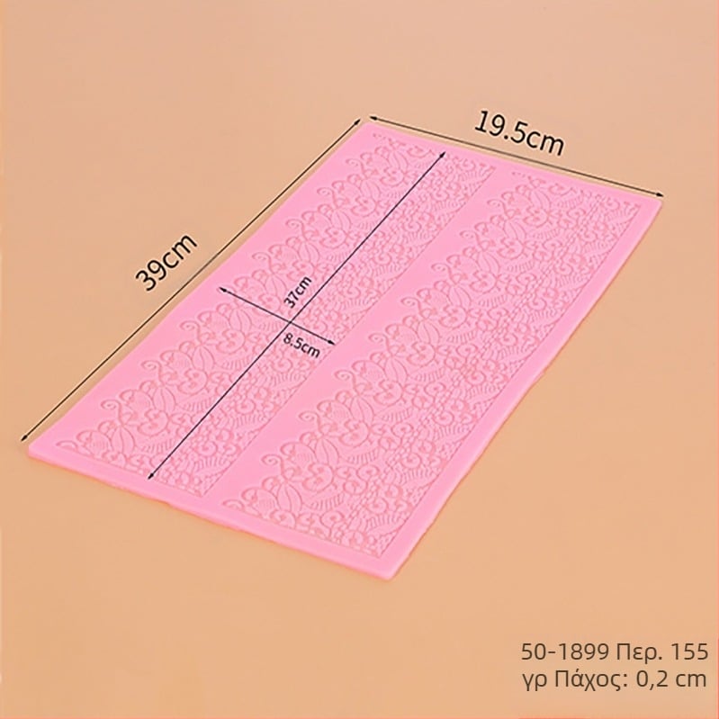 Φοντάν σιλικόνης καλούπι κέικ εργαλεία ψησίματος καλούπι δαντέλας κέικ καλούπι σοκολάτας δημιουργικό σχήμα