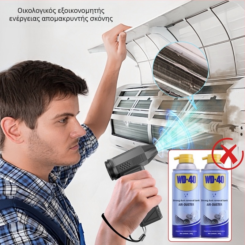 Νέος φορητός, βίαιος turbo ανεμιστήρας 130000 στροφών, εξωτερικός, φορητός, φουσκωτός ασύρματος ανεμιστήρας καύσης σκόνης για κάμπινγκ