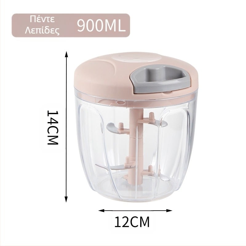 Χειροκίνητος οικιακός πολυλειτουργικός κόπτης λαχανικών, αποφλοιωτής σκόρδου, μύλος σκόρδου κουζίνας, μηχανή μαγειρέματος, μύλος λαχανικών χονδρικής