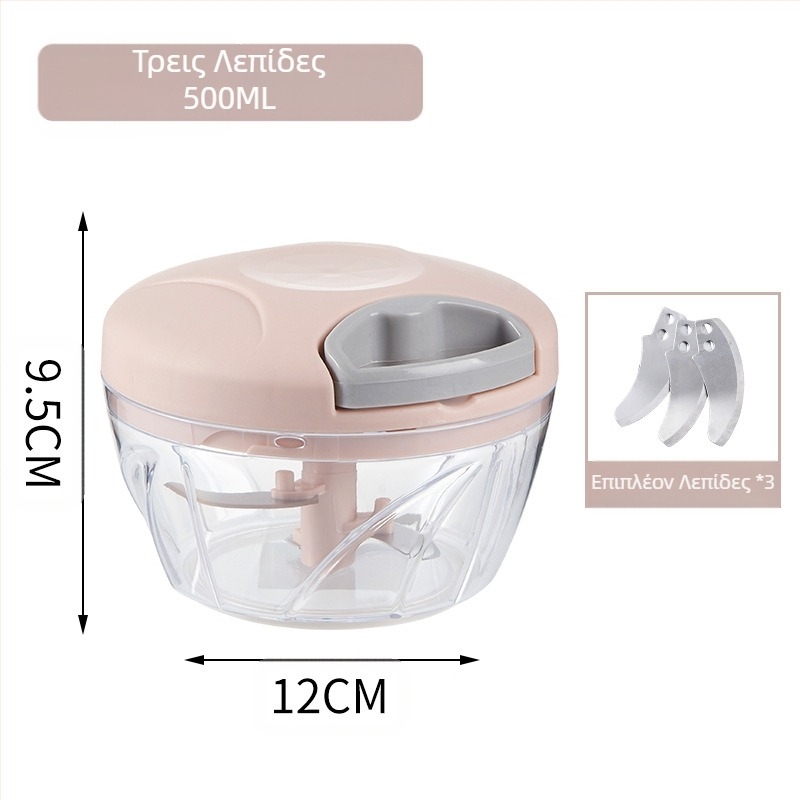 Χειροκίνητος οικιακός πολυλειτουργικός κόπτης λαχανικών, αποφλοιωτής σκόρδου, μύλος σκόρδου κουζίνας, μηχανή μαγειρέματος, μύλος λαχανικών χονδρικής