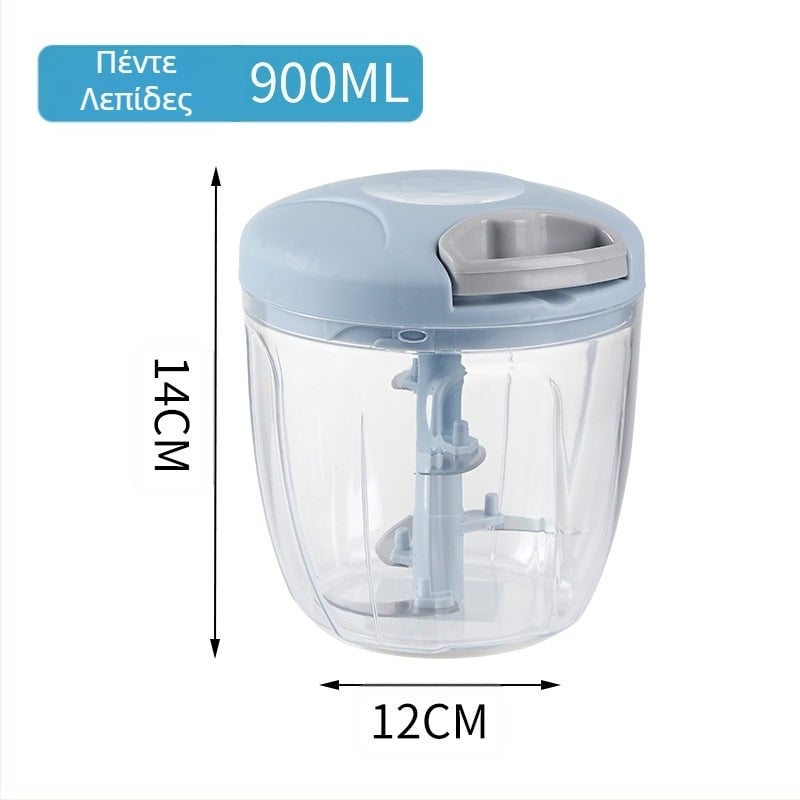 Χειροκίνητος οικιακός πολυλειτουργικός κόπτης λαχανικών, αποφλοιωτής σκόρδου, μύλος σκόρδου κουζίνας, μηχανή μαγειρέματος, μύλος λαχανικών χονδρικής