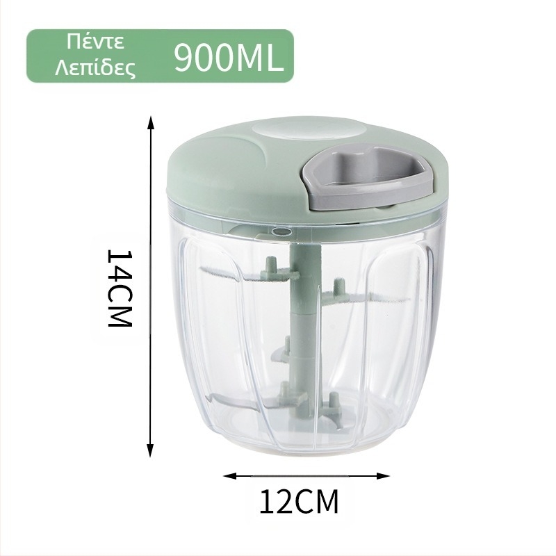 Χειροκίνητος οικιακός πολυλειτουργικός κόπτης λαχανικών, αποφλοιωτής σκόρδου, μύλος σκόρδου κουζίνας, μηχανή μαγειρέματος, μύλος λαχανικών χονδρικής