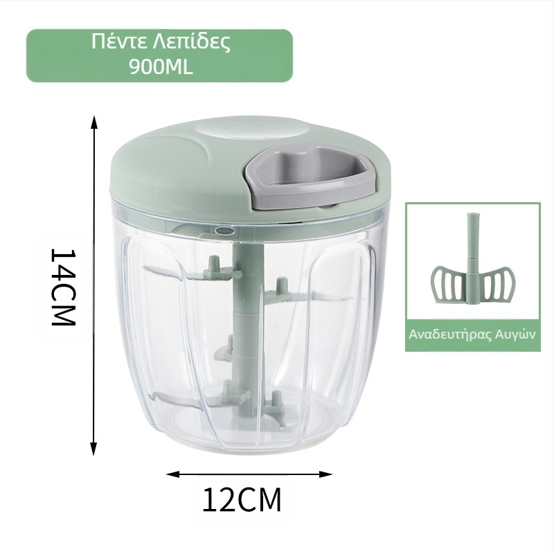 Χειροκίνητος οικιακός πολυλειτουργικός κόπτης λαχανικών, αποφλοιωτής σκόρδου, μύλος σκόρδου κουζίνας, μηχανή μαγειρέματος, μύλος λαχανικών χονδρικής