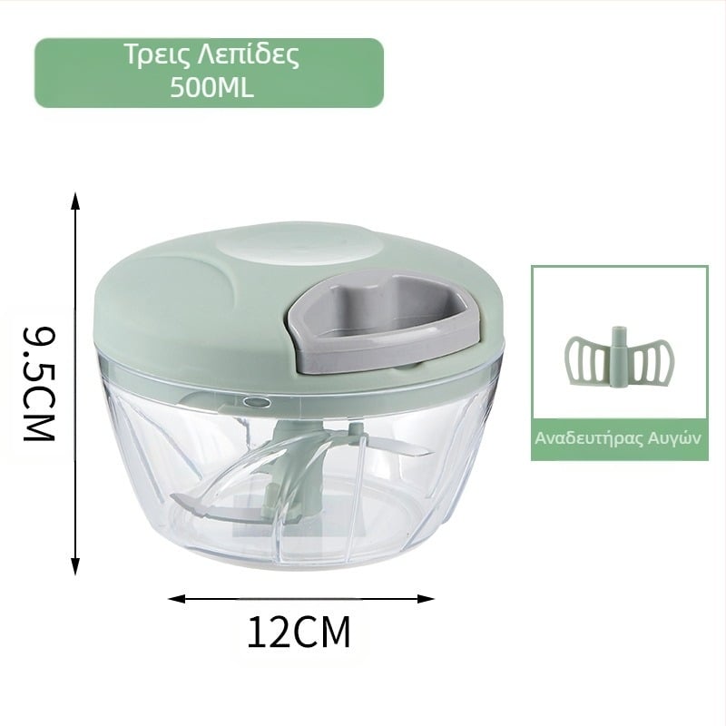 Χειροκίνητος οικιακός πολυλειτουργικός κόπτης λαχανικών, αποφλοιωτής σκόρδου, μύλος σκόρδου κουζίνας, μηχανή μαγειρέματος, μύλος λαχανικών χονδρικής