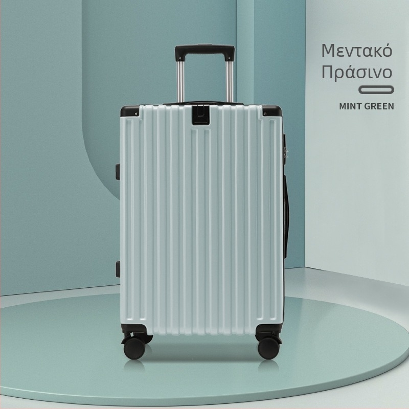 Βαλίτσα αποσκευών Net κόκκινη θήκη καροτσιού 20 ιντσών με καθολικό τροχό, δερμάτινη θήκη με κουτί κωδικού πρόσβασης για άνδρες και γυναίκες 24 ιντσών