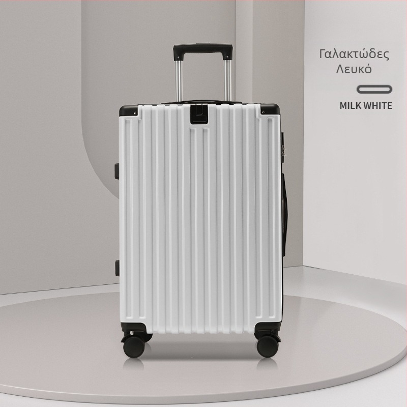 Βαλίτσα αποσκευών Net κόκκινη θήκη καροτσιού 20 ιντσών με καθολικό τροχό, δερμάτινη θήκη με κουτί κωδικού πρόσβασης για άνδρες και γυναίκες 24 ιντσών