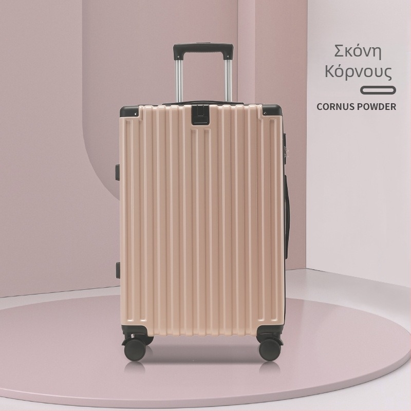 Βαλίτσα αποσκευών Net κόκκινη θήκη καροτσιού 20 ιντσών με καθολικό τροχό, δερμάτινη θήκη με κουτί κωδικού πρόσβασης για άνδρες και γυναίκες 24 ιντσών