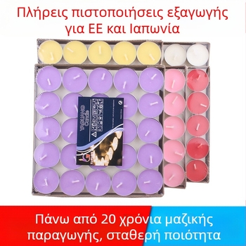 Εργοστάσιο κεριών παρτίδα αρωματοθεραπείας κερί τσαγιού 1,5-2 ώρες 100 μικρά κεριά ρομαντική πρόταση γάμου εξομολόγηση βούτυρο του Βούδα