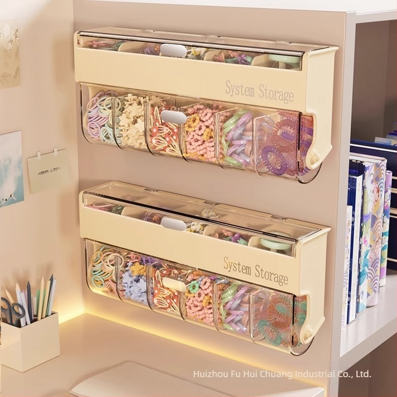 Παιδικό κουτί αποθήκευσης αξεσουάρ μαλλιών Κλιπ μαλλιών τοίχου Κλιπ κοσμημάτων για κορίτσια Λαστιχάκι μαλλιών Κουτί διαχωρισμού κεφαλιού σχοινιού