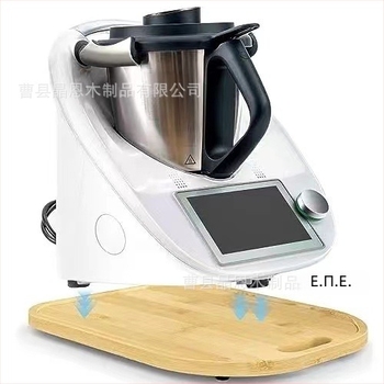 Εξωτερικού εμπορίου μπαμπού μηχανή καφέ ξύλινο δίσκο καφετιέρα συρόμενη ξύλινη βάση πάγκο κουζίνας μαγειρέματος μηχανή ολίσθησης σανίδα