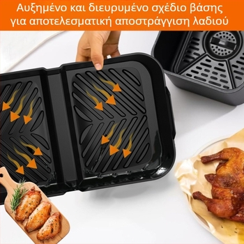 Διασυνοριακό νέο τετράγωνο ταψί σιλικόνης χονδρικής προσαρμογής κατάλληλο για ταψί ψησίματος Ninja Af500 για φριτέζα αέρα