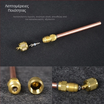 Βαλβίδα αντεπιστροφής Hongsen HS-110 βελονοβαλβίδων ψυγείου φθορίου ακροφυσίου υγρού ακροφυσίου ψυγείου γρήγορου συνδετήρα φθορίου γρήγορου συνδετήρα