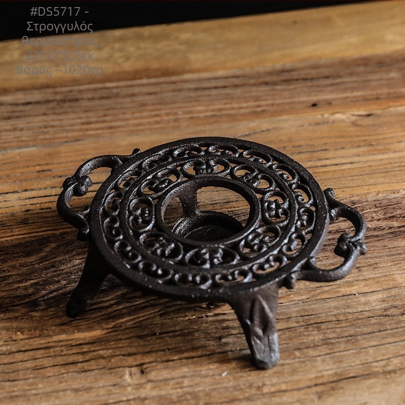 Ευρωπαϊκό στιλ ρετρό χυτοσίδηρο τσάι καφέ αλκοόλ σόμπα κερί επιτραπέζιο φωτιστικό ξενοδοχείου αξεσουάρ σπιτιού στολίδια κάτοχος θερμομόνωσης