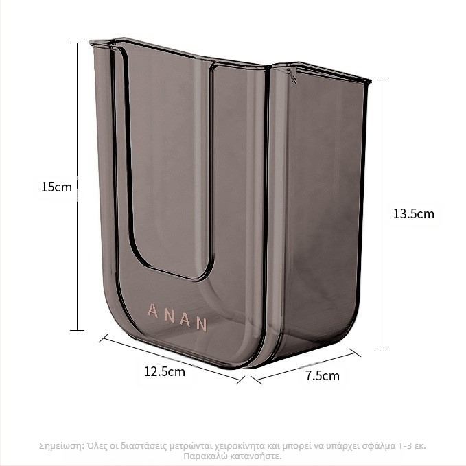 Κουτί αποθήκευσης μαντηλιών με βεντούζα Κουτί χαρτομάντιλων Επιτοίχιο κουτί πλύσης προσώπου Κουζίνα Τουαλέτα Τουαλέτα Κρεμαστό χαρτί κουζίνας