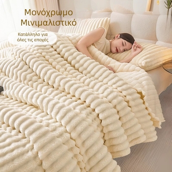 Φθινοπωρινή και χειμερινή κουβέρτα βελούδου κουνελιού κατηγορίας Α, κουβέρτα βελούδου γάλακτος με παχύρρευστη ζεστή κουβέρτα υπνάκου, διασυνοριακή κουβέρτα με ζωντανή φλάντζα εξωτερικού εμπορίου