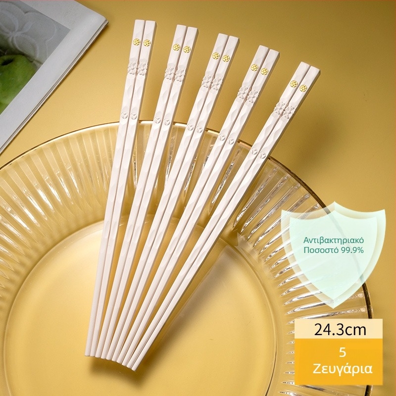 Chopsticks από κράμα μακαρόν Οικιακά Chopsticks ενός ατόμου Αντιβακτηριακά Αντιμυκητιακά Αντιολισθητικά Υψηλής ποιότητας Υψηλής αξίας Γρήγορα Chopsticks κατάλληλο για τρόφιμα