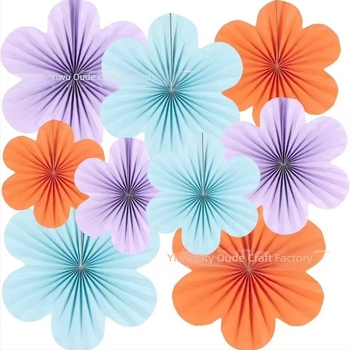 Νέο λουλούδι τοίχου με βεντάλια, διακόσμηση λουλουδιών από χαρτί, διακόσμηση γενεθλίων, παράθυρο, διακόσμηση τοίχου, φόντο, διακόσμηση τοίχου με βεντάλια από χαρτί, κρεμαστή διακόσμηση