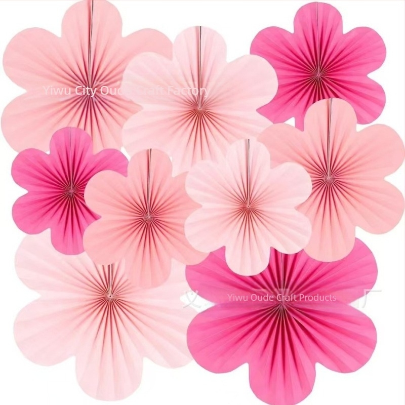 Νέο λουλούδι τοίχου με βεντάλια, διακόσμηση λουλουδιών από χαρτί, διακόσμηση γενεθλίων, παράθυρο, διακόσμηση τοίχου, φόντο, διακόσμηση τοίχου με βεντάλια από χαρτί, κρεμαστή διακόσμηση