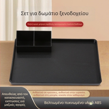 Δίσκος ξενοδοχείου, κουτί με φακελάκια τσαγιού, κουτί αποθήκευσης καφέ, ηλεκτρικός βραστήρας, δίσκος τσαγιού που ταιριάζει με το εργοστάσιο LOGO σε απόθεμα