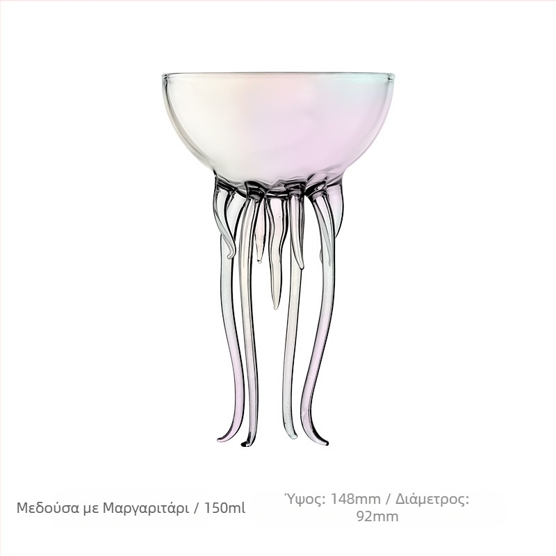 Διασημότητα Διαδικτύου Υψηλής Εμφάνισης Κύπελλο Χταποδιού Δημιουργικό Κύπελλο Κοκτέιλ Μέδουσας Κύπελλο Μαρτίνι Γυάλινο Κύπελλο Ποτού