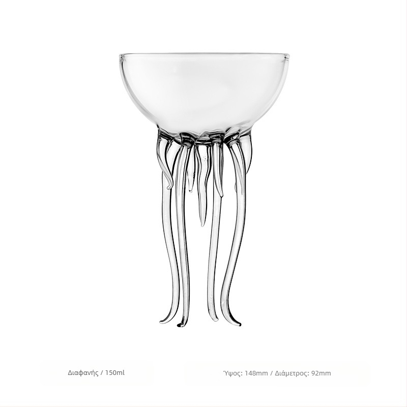 Διασημότητα Διαδικτύου Υψηλής Εμφάνισης Κύπελλο Χταποδιού Δημιουργικό Κύπελλο Κοκτέιλ Μέδουσας Κύπελλο Μαρτίνι Γυάλινο Κύπελλο Ποτού