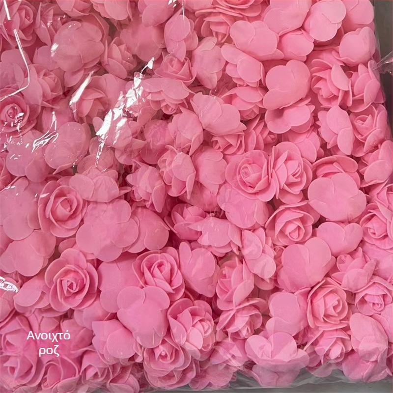 Προσομοίωση Κεφαλής Λουλουδιού Τριαντάφυλλου 3.5 Ψεύτικη Κεφαλή Λουλουδιού Κεφαλή Λουλουδιού Αφρός PE Προσομοίωση Λουλουδιού Τριαντάφυλλου Αρκούδα Αιώνιο Λουλούδι