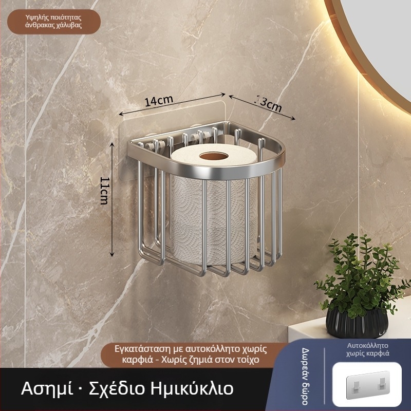 Ράφι αποθήκευσης χαρτιού υγείας, κουτί χαρτιού υγείας χωρίς τρύπημα, συρτάρι, ράφι χαρτιού υγείας, καλάθι με δίχτυ