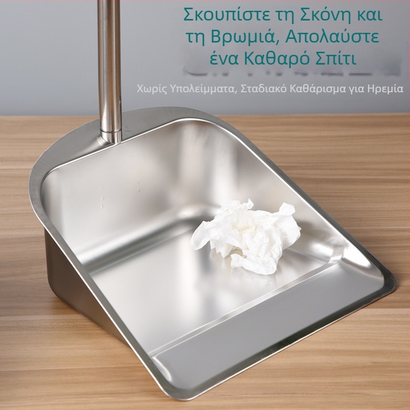 Νέος κάδος απορριμμάτων από ανοξείδωτο ατσάλι με πάχος φαράσι, κάδος καθαρισμού εξωτερικού χώρου, κάδος καθαρισμού απορριμμάτων με φτυάρι, κάδος καθαρισμού δρόμων