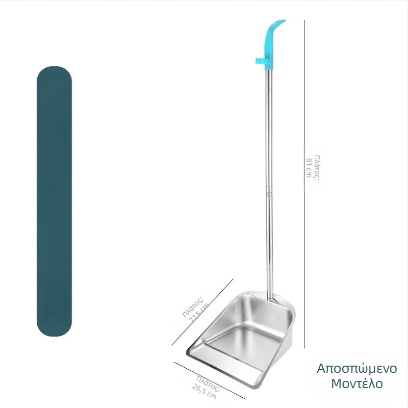 Νέος κάδος απορριμμάτων από ανοξείδωτο ατσάλι με πάχος φαράσι, κάδος καθαρισμού εξωτερικού χώρου, κάδος καθαρισμού απορριμμάτων με φτυάρι, κάδος καθαρισμού δρόμων