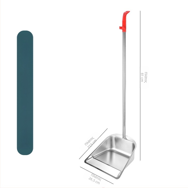 Νέος κάδος απορριμμάτων από ανοξείδωτο ατσάλι με πάχος φαράσι, κάδος καθαρισμού εξωτερικού χώρου, κάδος καθαρισμού απορριμμάτων με φτυάρι, κάδος καθαρισμού δρόμων