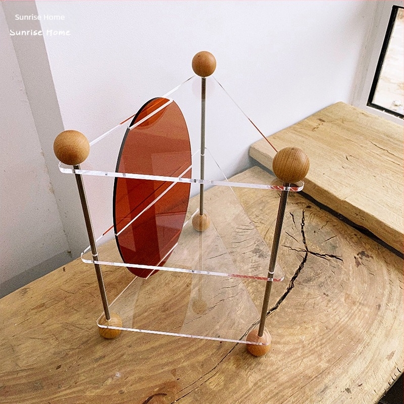 Άμεση πώληση ακρυλικού νερού Κύπελλο αρωμάτων καλλυντικών ράφι αποθήκευσης επιφάνειας εργασίας φινίρισμα αρωματοθεραπεία δίσκος κεριών ράφι επίδειξης