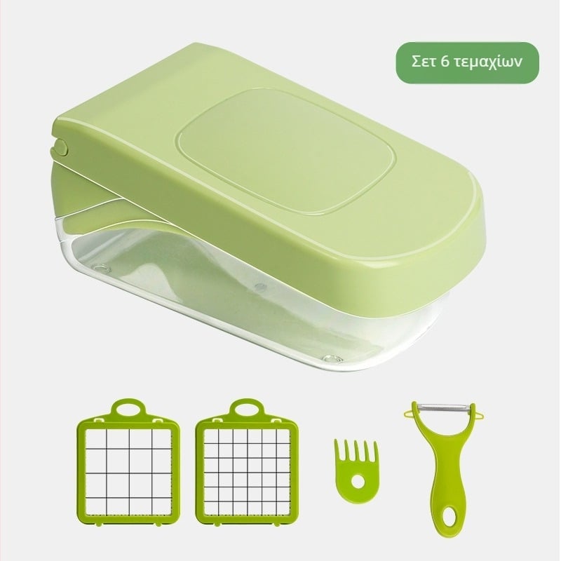 Διασυνοριακό ειδικό τεχνούργημα κοπής λαχανικών πολυλειτουργικός τρίφτης πατάτας τεμαχιστής κρεμμυδιού μηχανή κοπής λαχανικών κοπής