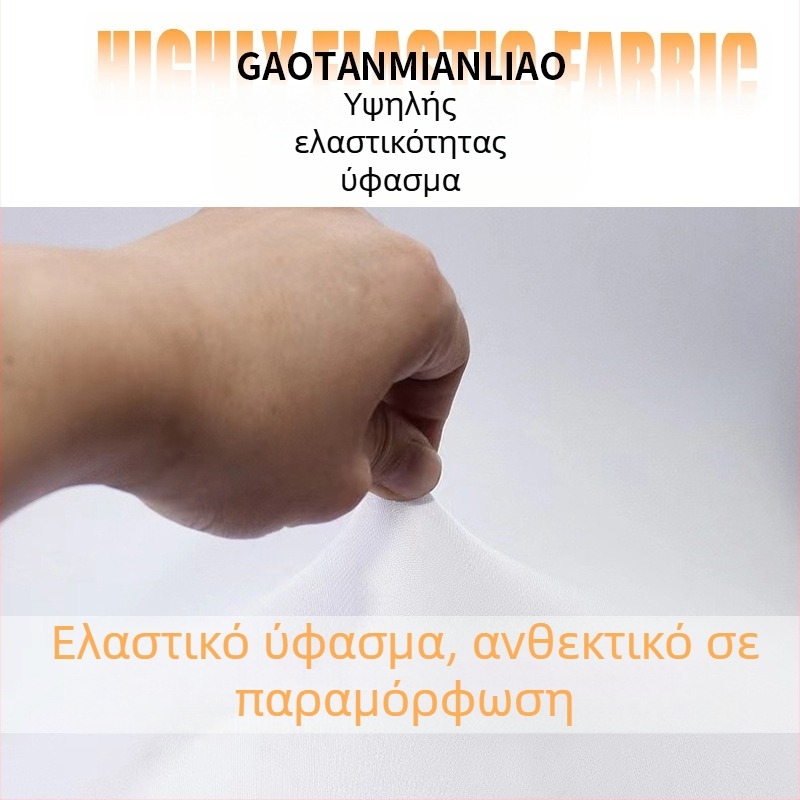 Λευκό κάλυμμα καρέκλας Cross-Border Hotel με ποδόλουτρο, κάλυμμα καρέκλας από μετάξι γάλακτος, παχύρρευστο ελαστικό, κάλυμμα καρέκλας για συνέδρια, ξενοδοχείο γάμου, ειδικό κάλυμμα καρέκλας