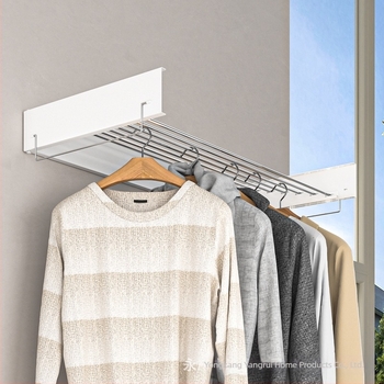 Αποκλειστική διασυνοριακή κρυφή κρεμάστρα ρούχων μπάνιου, πολυλειτουργική πτυσσόμενη κρεμάστρα ρούχων μπάνιου, κρεμαστή ξήρανση