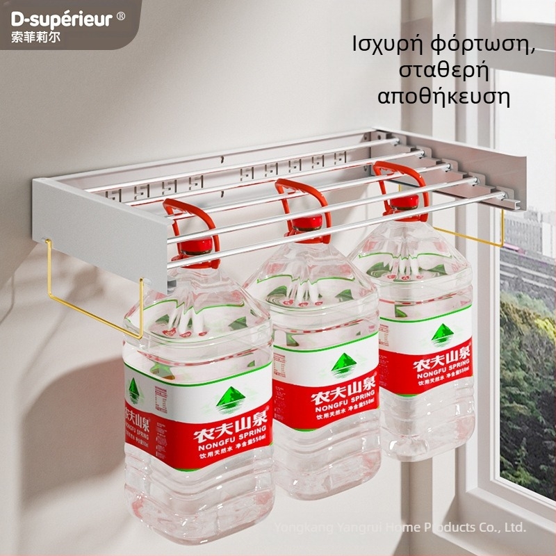 Αποκλειστική διασυνοριακή κρυφή κρεμάστρα ρούχων μπάνιου, πολυλειτουργική πτυσσόμενη κρεμάστρα ρούχων μπάνιου, κρεμαστή ξήρανση