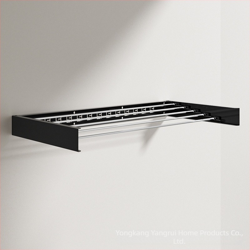 Αποκλειστική διασυνοριακή κρυφή κρεμάστρα ρούχων μπάνιου, πολυλειτουργική πτυσσόμενη κρεμάστρα ρούχων μπάνιου, κρεμαστή ξήρανση