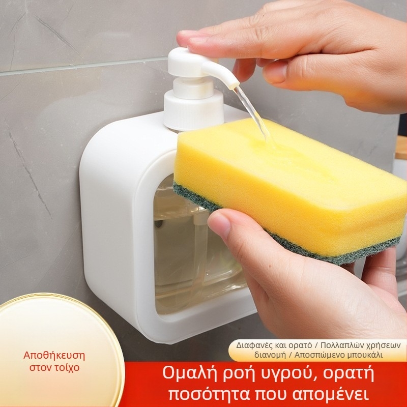 Επιτοίχιο αφρόλουτρο πιεστικό πλυντηρίου απορρυπαντικό μπουκάλι απορρυπαντικού μαλακτικό άδειο μπουκάλι μεγάλης χωρητικότητας φορητό πλαστικό