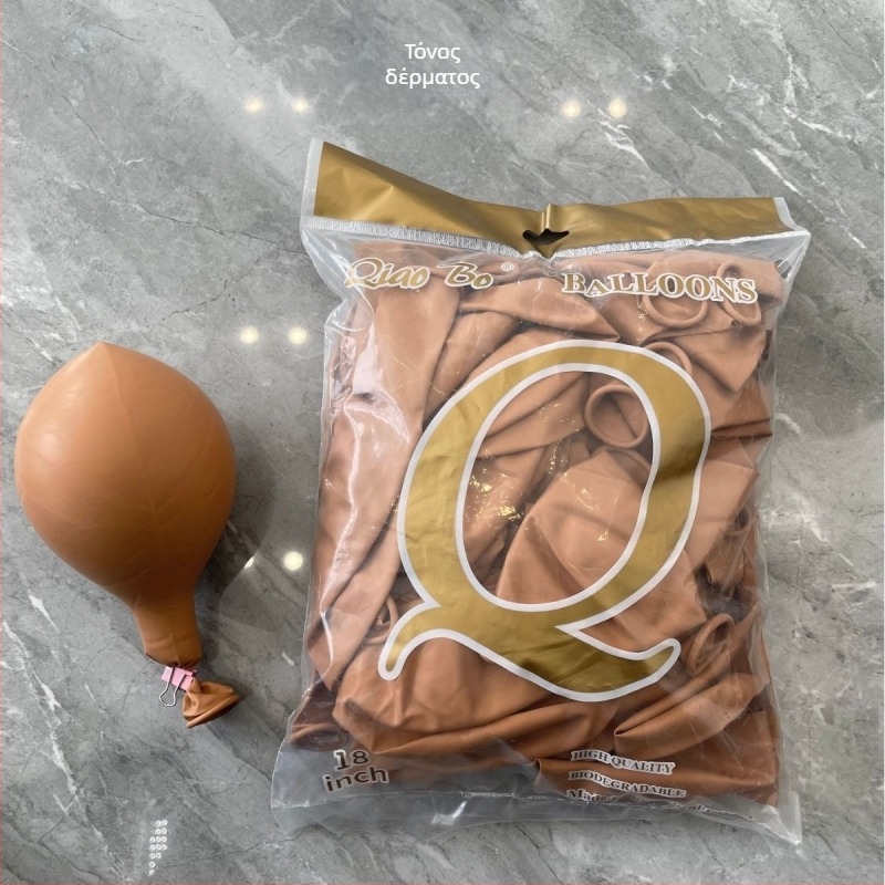 Μπαλόνι 18 ιντσών 10 γρ. παχύρρευστο, μεταλλικό ματ, μαργαριταρένιο, μακαρόν από λάτεξ, για εορταστικά πάρτι γάμου και πάρτι