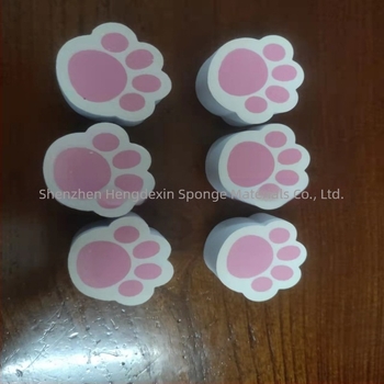 Ροζ Cat Claw σφουγγάρι καθρέφτη γυάλινο καθρέφτη πλακιδίων μαγικό μαντηλάκι καθαρισμού νιπτήρα μπάνιου προσρόφηση μαντηλάκι καθαρισμού νιπτήρα