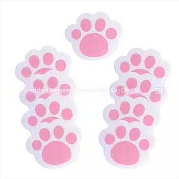 Ροζ Cat Claw σφουγγάρι καθρέφτη γυάλινο καθρέφτη πλακιδίων μαγικό μαντηλάκι καθαρισμού νιπτήρα μπάνιου προσρόφηση μαντηλάκι καθαρισμού νιπτήρα