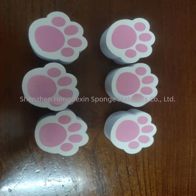 Ροζ Cat Claw σφουγγάρι καθρέφτη γυάλινο καθρέφτη πλακιδίων μαγικό μαντηλάκι καθαρισμού νιπτήρα μπάνιου προσρόφηση μαντηλάκι καθαρισμού νιπτήρα