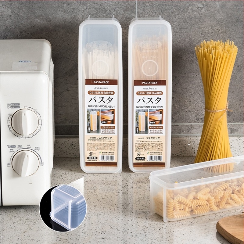 Ιαπωνία Εισαγόμενα Κουτί Αποθήκευσης Noodles Σπαγγέτι Κουτί Φρέσκιας Διατήρησης Κουτί Noodles Κουζίνας Ψυγείο Φινίρισμα Τεχνουργήματος