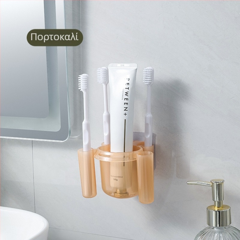 Ράφι αποθήκευσης οδοντόβουρτσας για τουαλέτα υψηλής ποιότητας χωρίς γροθιές, τραπέζι πλύσης μπάνιου, ράφι οδοντόκρεμας για αντικείμενα