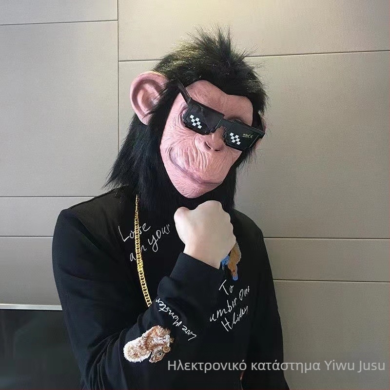 Εργοστάσιο Halloween cosplay Αστείο κεφάλι ζώων Αστεία μάσκα Γλυπτική άμμου Κούνημα Αστεία στηρίγματα Cross Border