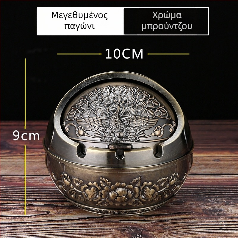 Τασάκι Ma to Chenggong για το Σπίτι, Σαλόνι, Δημιουργική, Εξατομικευμένη Τάση με Κάλυμμα, Αντι-Ιπτάμενη Στάχτη, Αντικαπνιστική Γεύση, Σταχτοδοχείο, Στολίδια